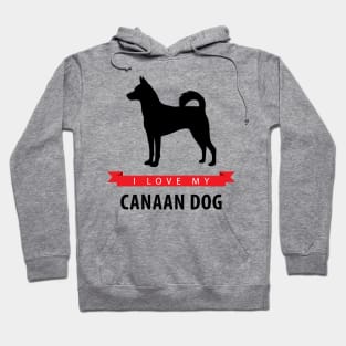 I Love My Canaan Dog Hoodie